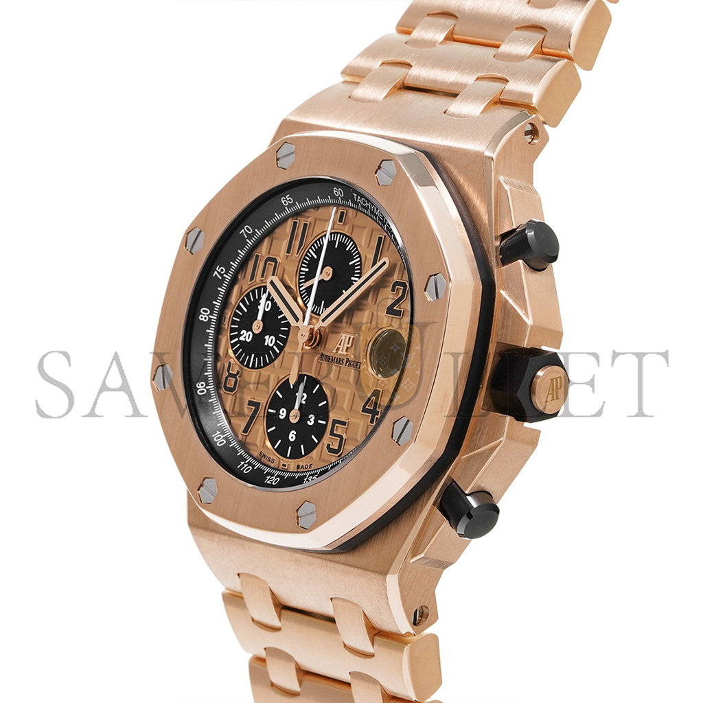 AUDEMARS PIGUET ROYAL OAK OFFSHORE ROSE GOLD WATCH 26470OR.OO.1000OR.01